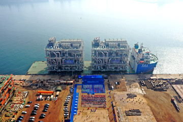全球首例一体化建造LNG模块化工厂全部完工交付