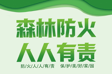 海报｜森林防火 人人有责