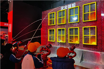 井冈山路小学：开展应急体验 建设平安校园